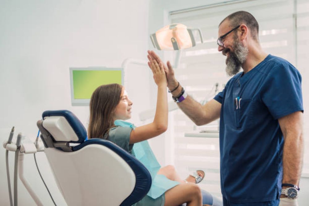 Pediatric dental care visit in woodbridge